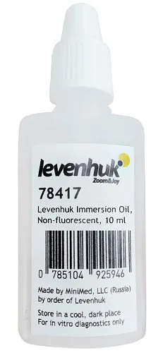 a fotón:  Levenhuk immerziós olaj, nem fluoreszcens, 10 ml
