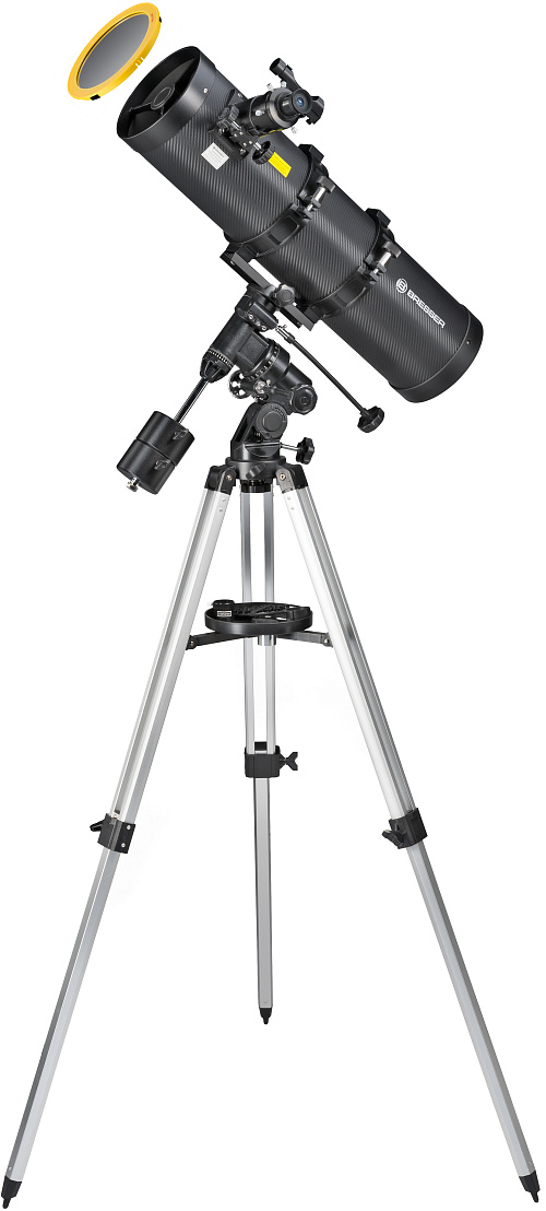 a fotón:  Bresser Pollux 150/750 EQ3 teleszkóp napszűrővel