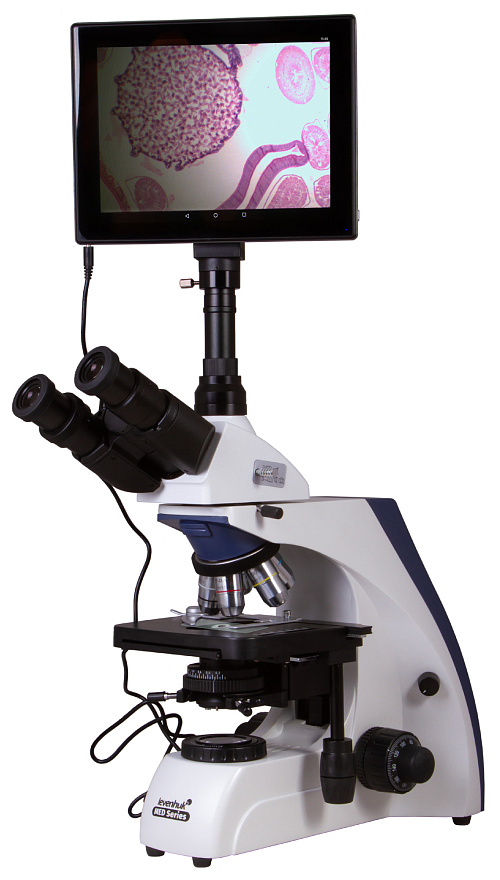 a fotón:  Levenhuk MED D30T LCD digitális trinokuláris mikroszkóp
