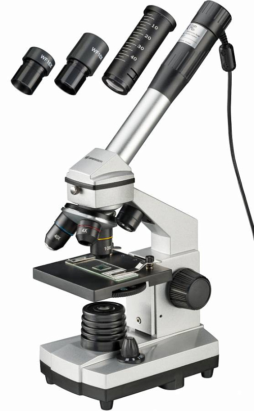 a képen:  Bresser Junior 40x–1024x mikroszkóp, tokkal